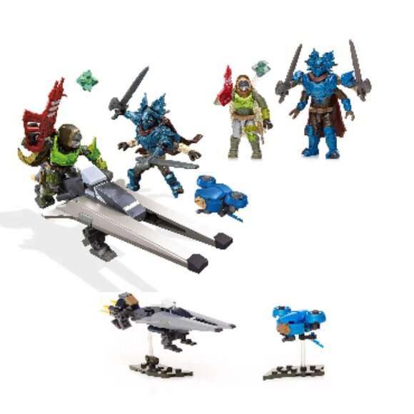 Mega Bloks S-10V Destiny Sparrow Building Kit Kids Playset 📦🏃🏻💨⚡🚚 - Picture 11 of 16